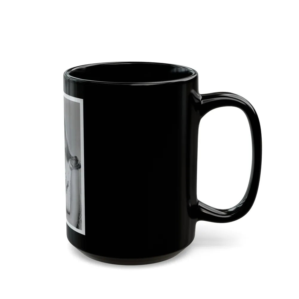 Terry Moore #679 (Vintage Female Icon) Black Coffee Mug-Go Mug Yourself
