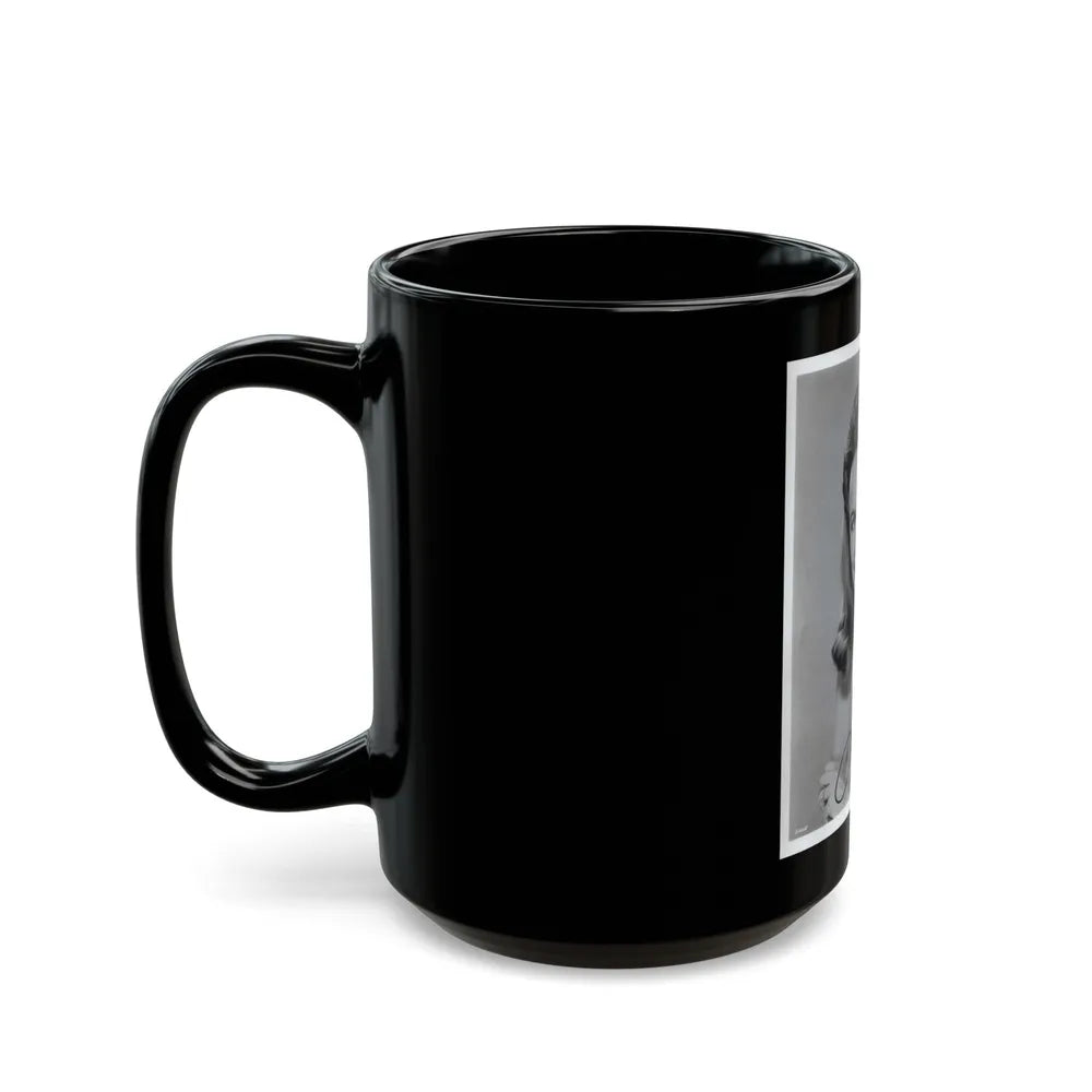 Terry Moore #679 (Vintage Female Icon) Black Coffee Mug-Go Mug Yourself