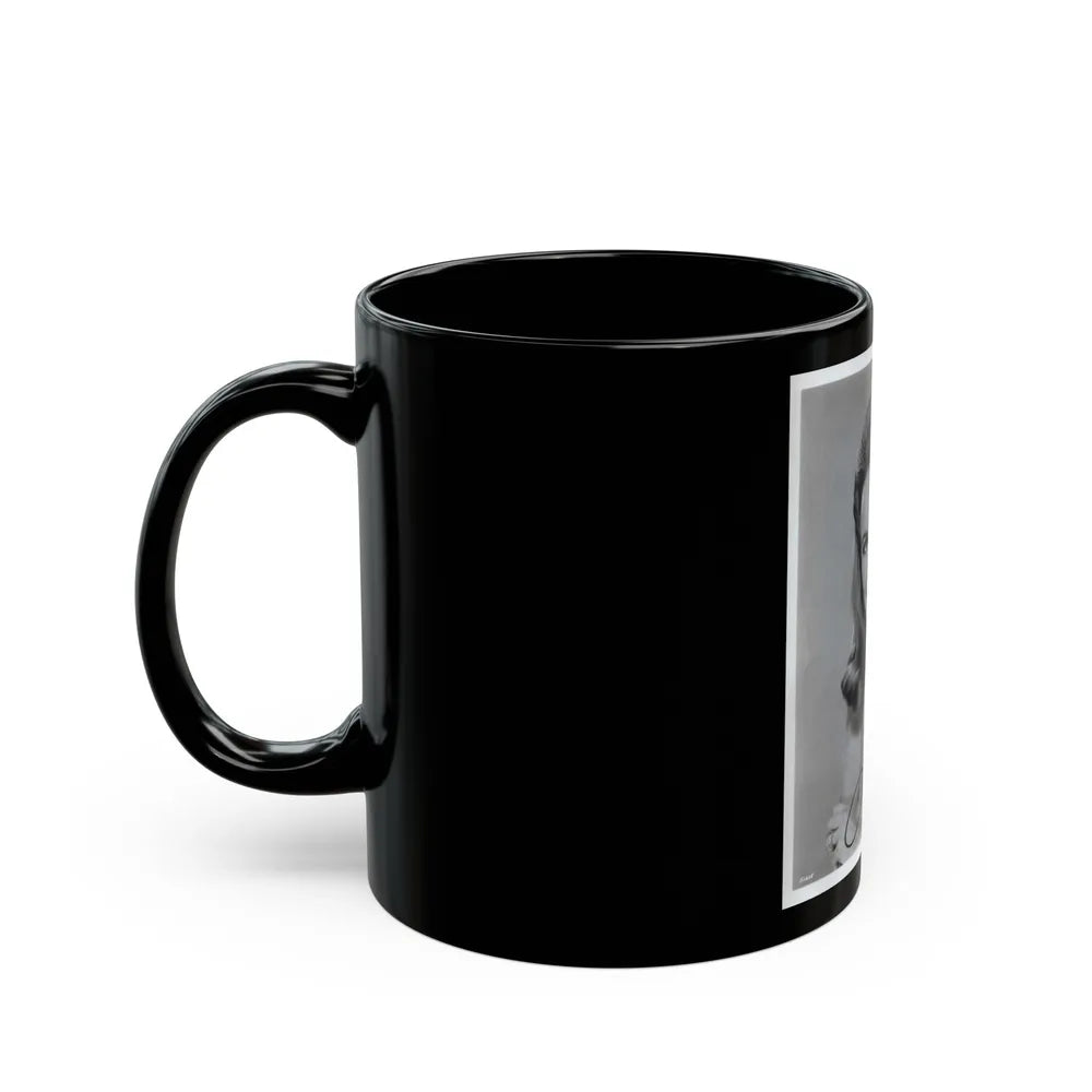 Terry Moore #679 (Vintage Female Icon) Black Coffee Mug-Go Mug Yourself