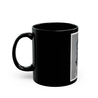 Terry Moore #679 (Vintage Female Icon) Black Coffee Mug-Go Mug Yourself