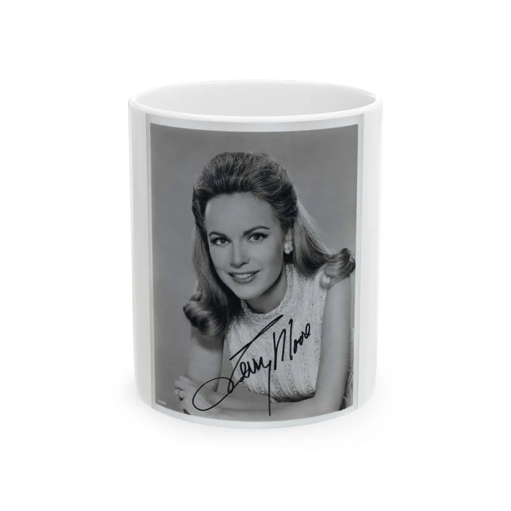 Terry Moore #679 (Vintage Female Icon) White Coffee Mug-11oz-Go Mug Yourself