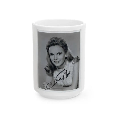 Terry Moore #679 (Vintage Female Icon) White Coffee Mug 15oz - Go Mug Yourself