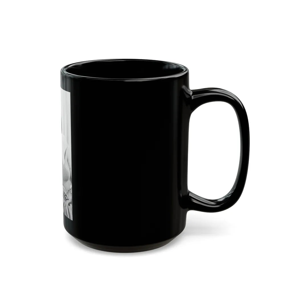 Terry Moore #682 (Vintage Female Icon) Black Coffee Mug-Go Mug Yourself