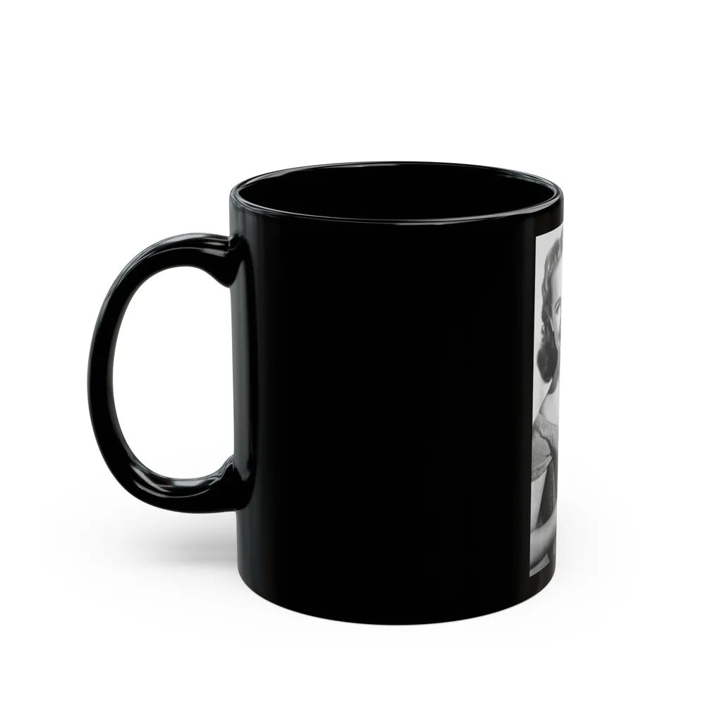 Terry Moore #682 (Vintage Female Icon) Black Coffee Mug-Go Mug Yourself