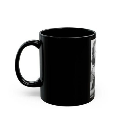 Terry Moore #682 (Vintage Female Icon) Black Coffee Mug-Go Mug Yourself