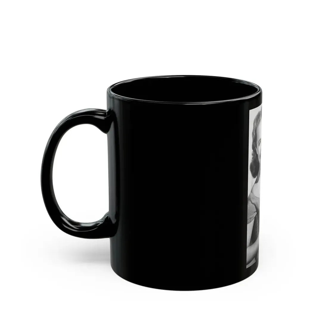 Terry Moore #682 (Vintage Female Icon) Black Coffee Mug - Go Mug Yourself