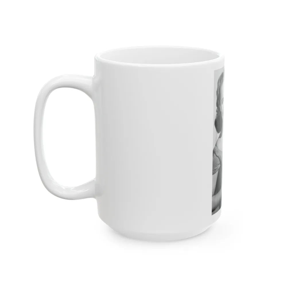 Terry Moore #682 (Vintage Female Icon) White Coffee Mug-Go Mug Yourself