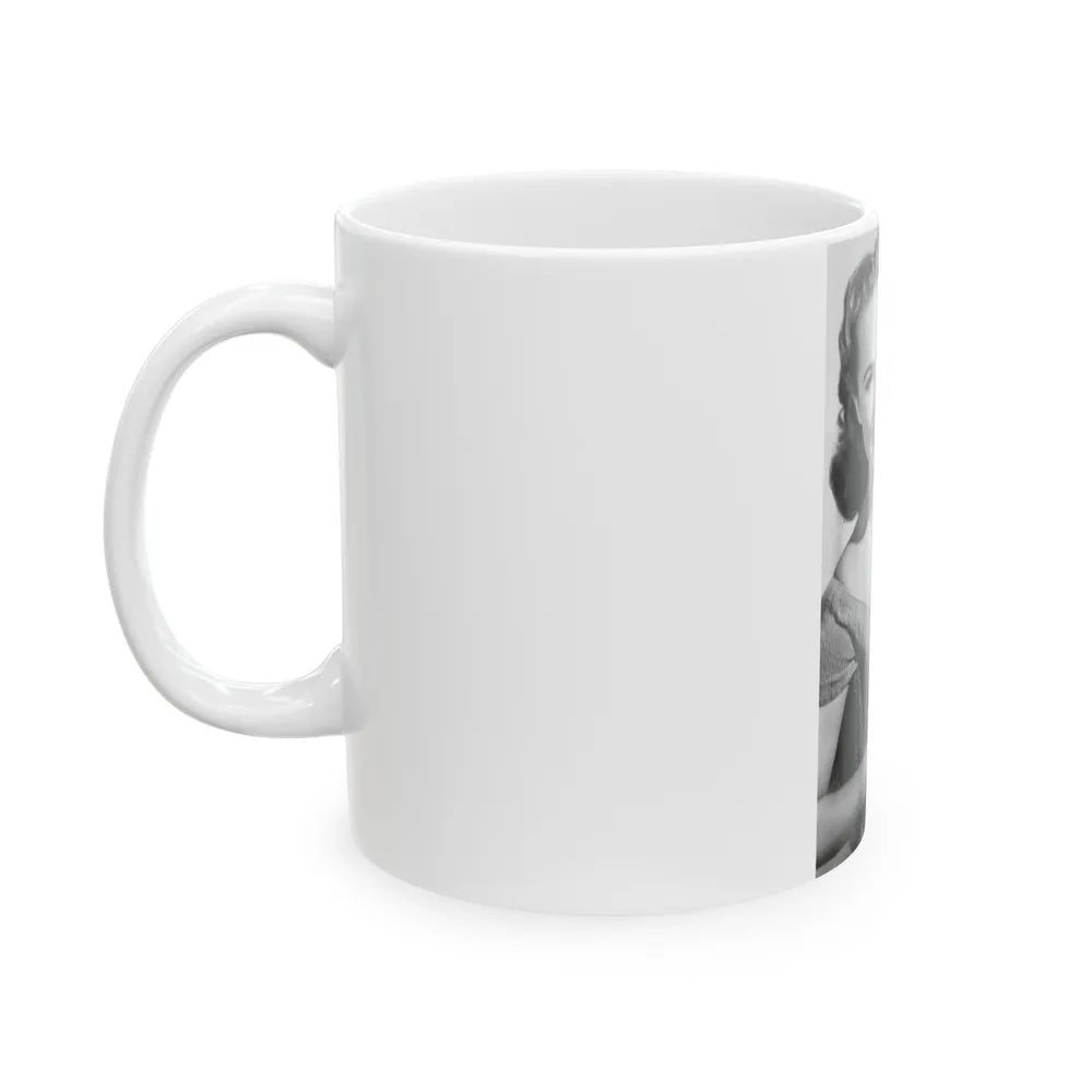 Terry Moore #682 (Vintage Female Icon) White Coffee Mug-Go Mug Yourself