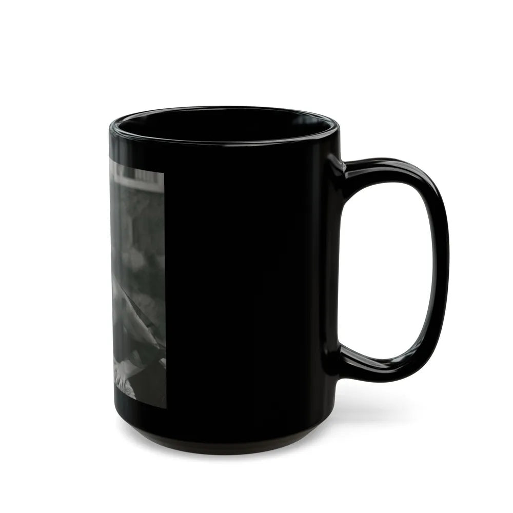 Terry Moore #683 (Vintage Female Icon) Black Coffee Mug-Go Mug Yourself