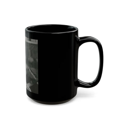 Terry Moore #683 (Vintage Female Icon) Black Coffee Mug-Go Mug Yourself