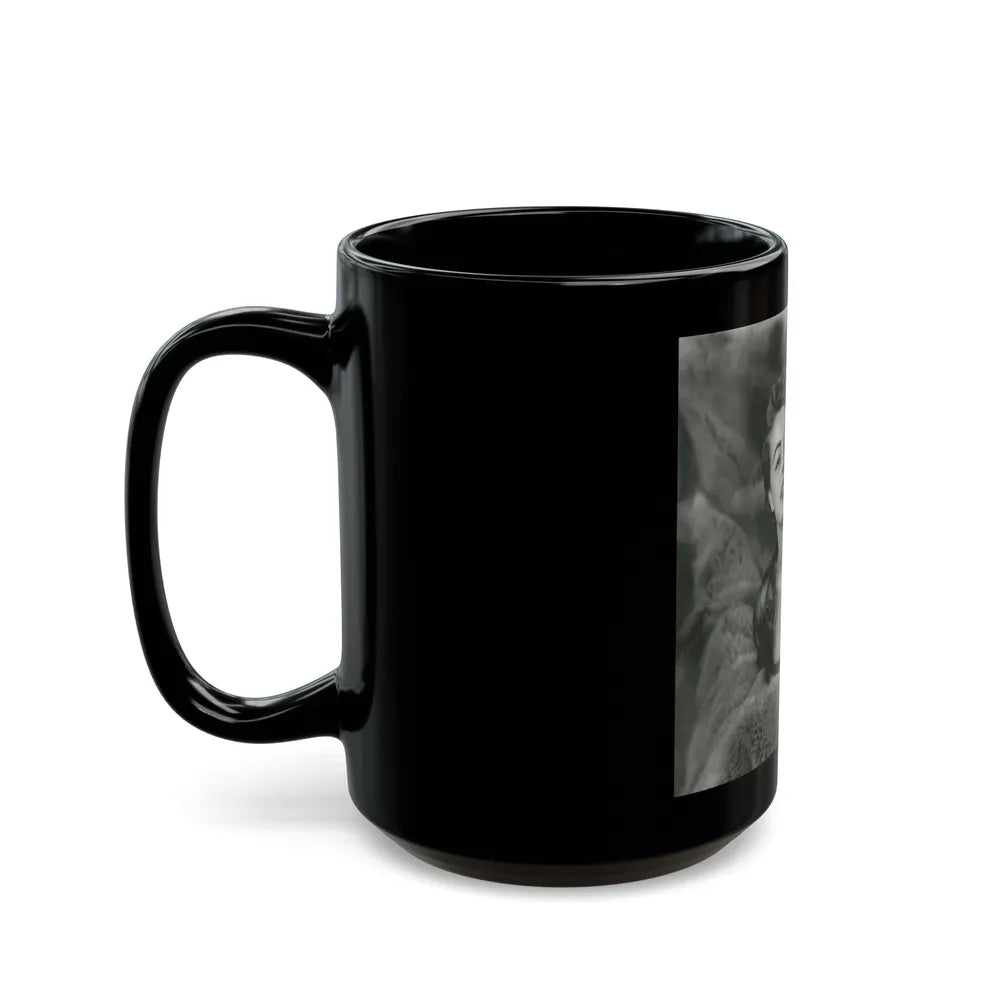 Terry Moore #683 (Vintage Female Icon) Black Coffee Mug-Go Mug Yourself