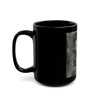 Terry Moore #683 (Vintage Female Icon) Black Coffee Mug-Go Mug Yourself