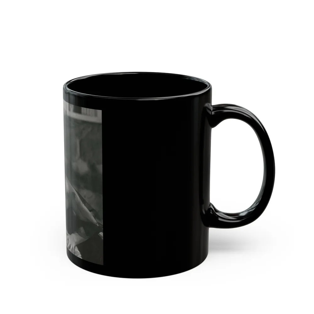 Terry Moore #683 (Vintage Female Icon) Black Coffee Mug-Go Mug Yourself