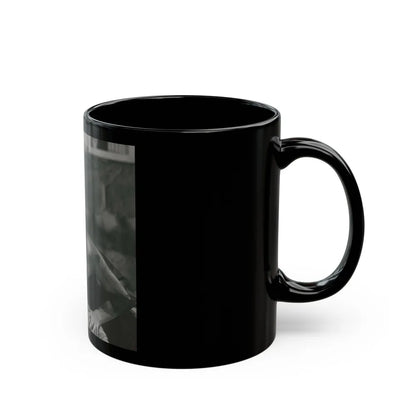 Terry Moore #683 (Vintage Female Icon) Black Coffee Mug-Go Mug Yourself