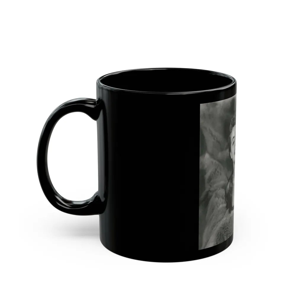 Terry Moore #683 (Vintage Female Icon) Black Coffee Mug-Go Mug Yourself