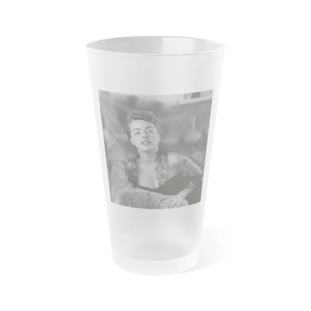 Terry Moore #683 (Vintage Female Icon) Frosted Pint Glass 16oz-16oz-Frosted-Go Mug Yourself