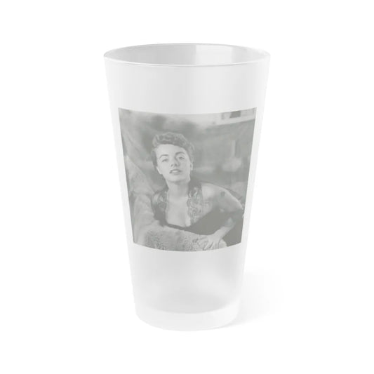 Terry Moore #683 (Vintage Female Icon) Frosted Pint Glass 16oz-16oz-Frosted-Go Mug Yourself