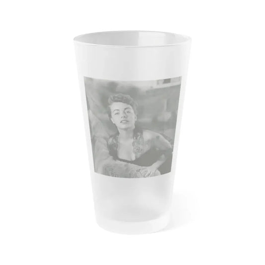 Terry Moore #683 (Vintage Female Icon) Frosted Pint Glass 16oz 16oz Frosted - Go Mug Yourself