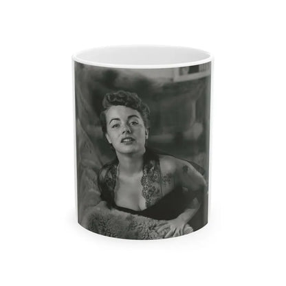 Terry Moore #683 (Vintage Female Icon) White Coffee Mug 11oz - Go Mug Yourself