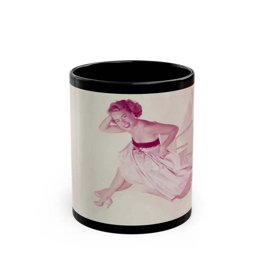 Terry Moore #684 (Vintage Female Icon) Black Coffee Mug-11oz-Go Mug Yourself