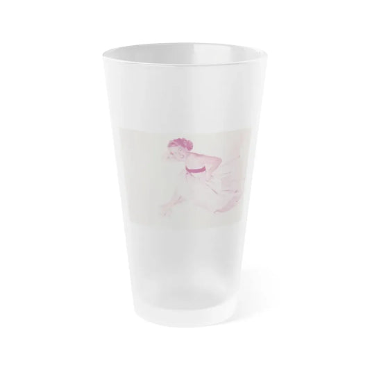 Terry Moore #684 (Vintage Female Icon) Frosted Pint Glass 16oz 16oz Frosted - Go Mug Yourself