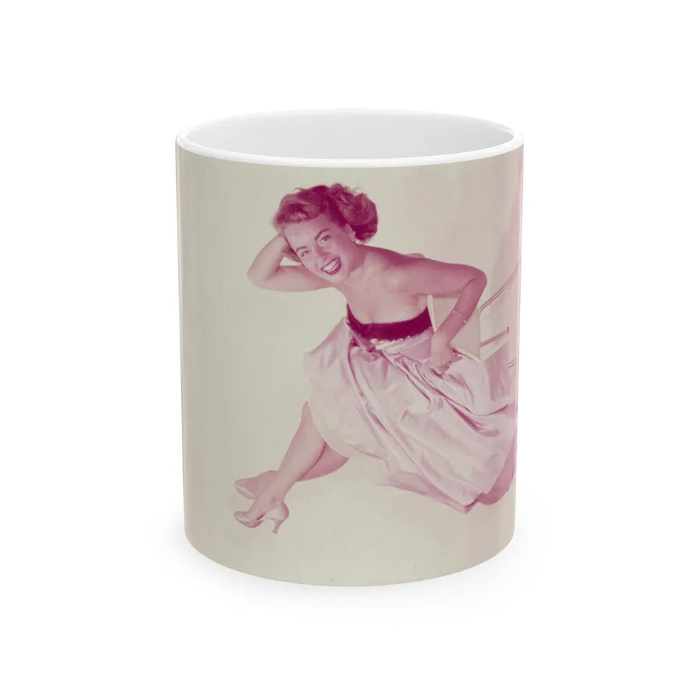 Terry Moore #684 (Vintage Female Icon) White Coffee Mug-11oz-Go Mug Yourself