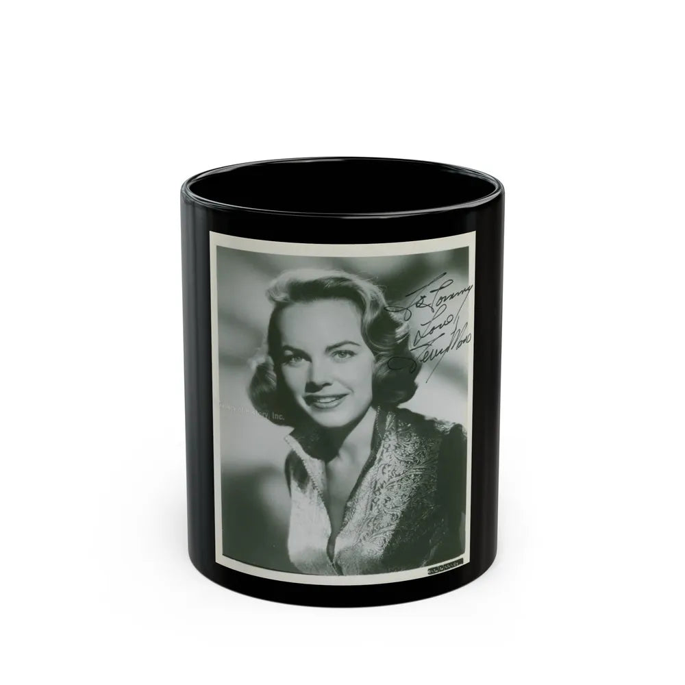 Terry Moore #685 (Vintage Female Icon) Black Coffee Mug-11oz-Go Mug Yourself