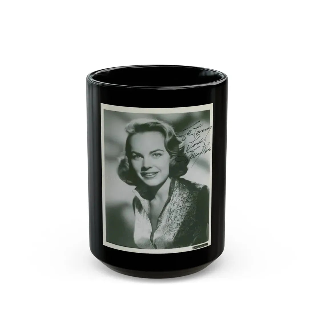 Terry Moore #685 (Vintage Female Icon) Black Coffee Mug 15oz - Go Mug Yourself