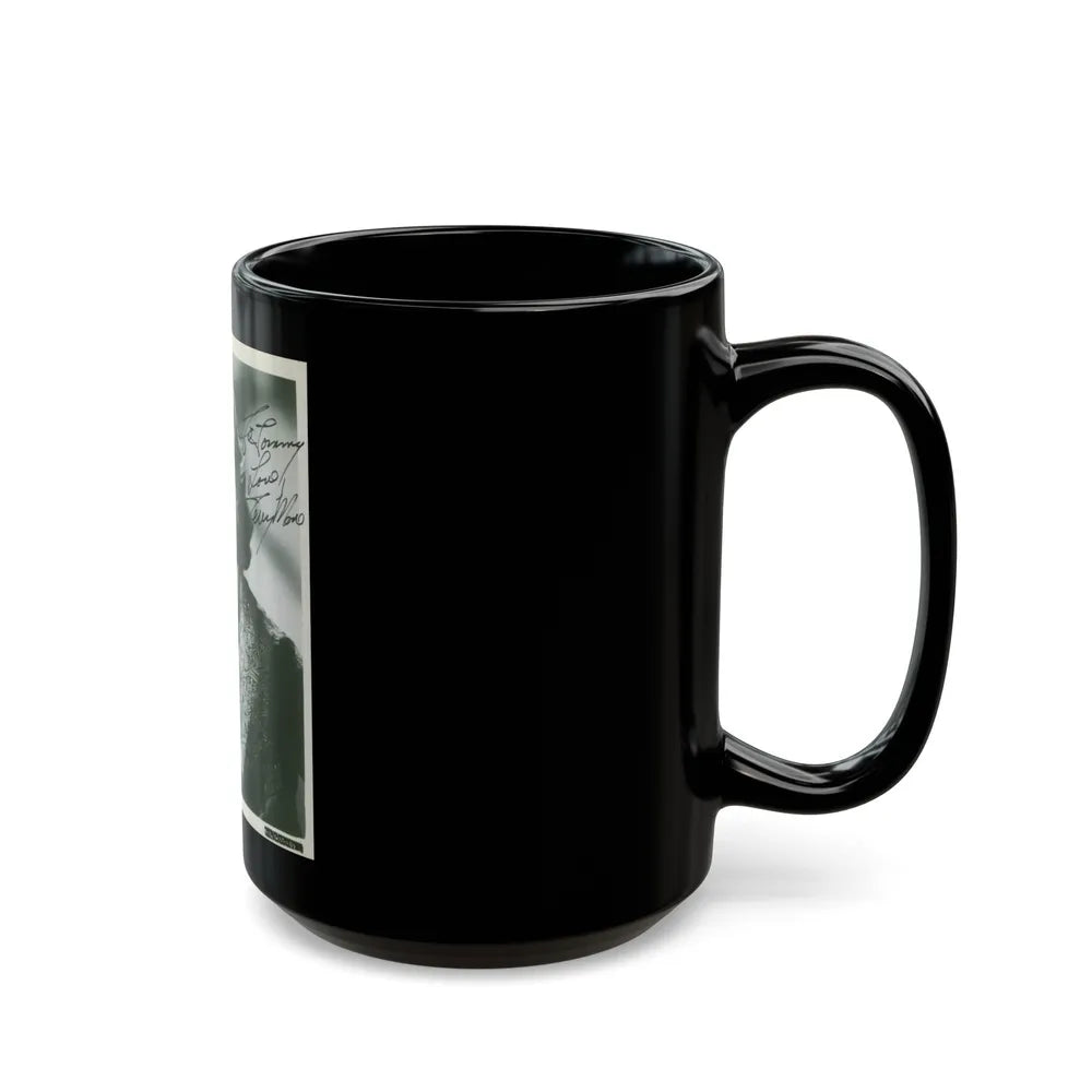 Terry Moore #685 (Vintage Female Icon) Black Coffee Mug-Go Mug Yourself