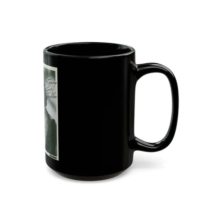 Terry Moore #685 (Vintage Female Icon) Black Coffee Mug-Go Mug Yourself