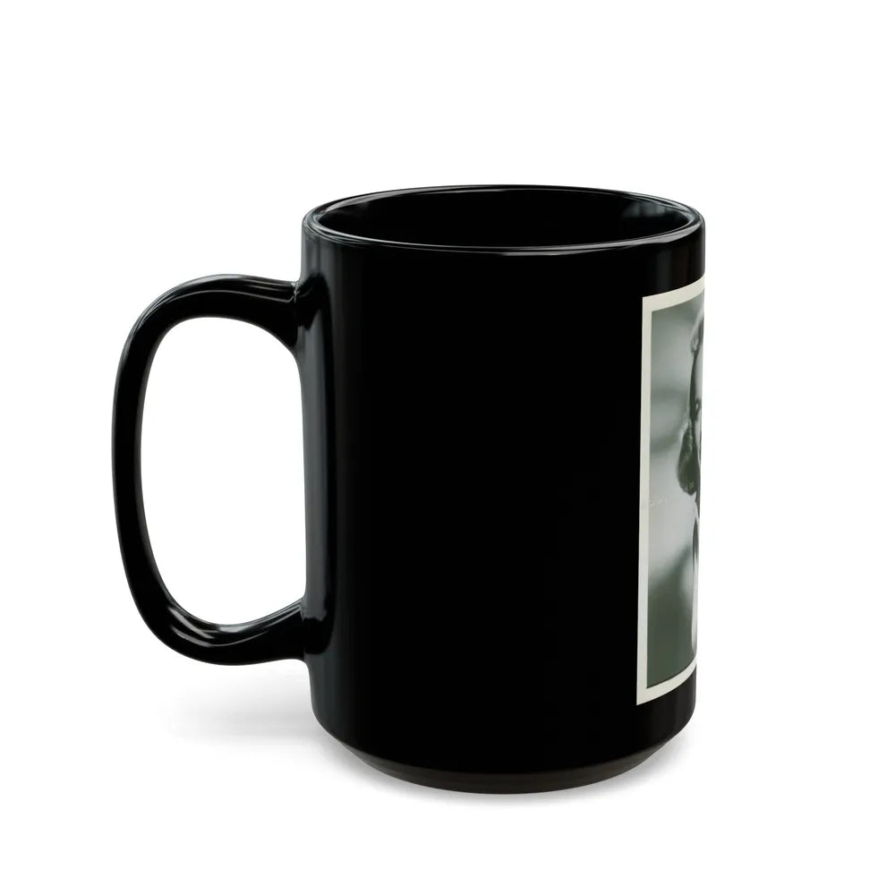 Terry Moore #685 (Vintage Female Icon) Black Coffee Mug-Go Mug Yourself