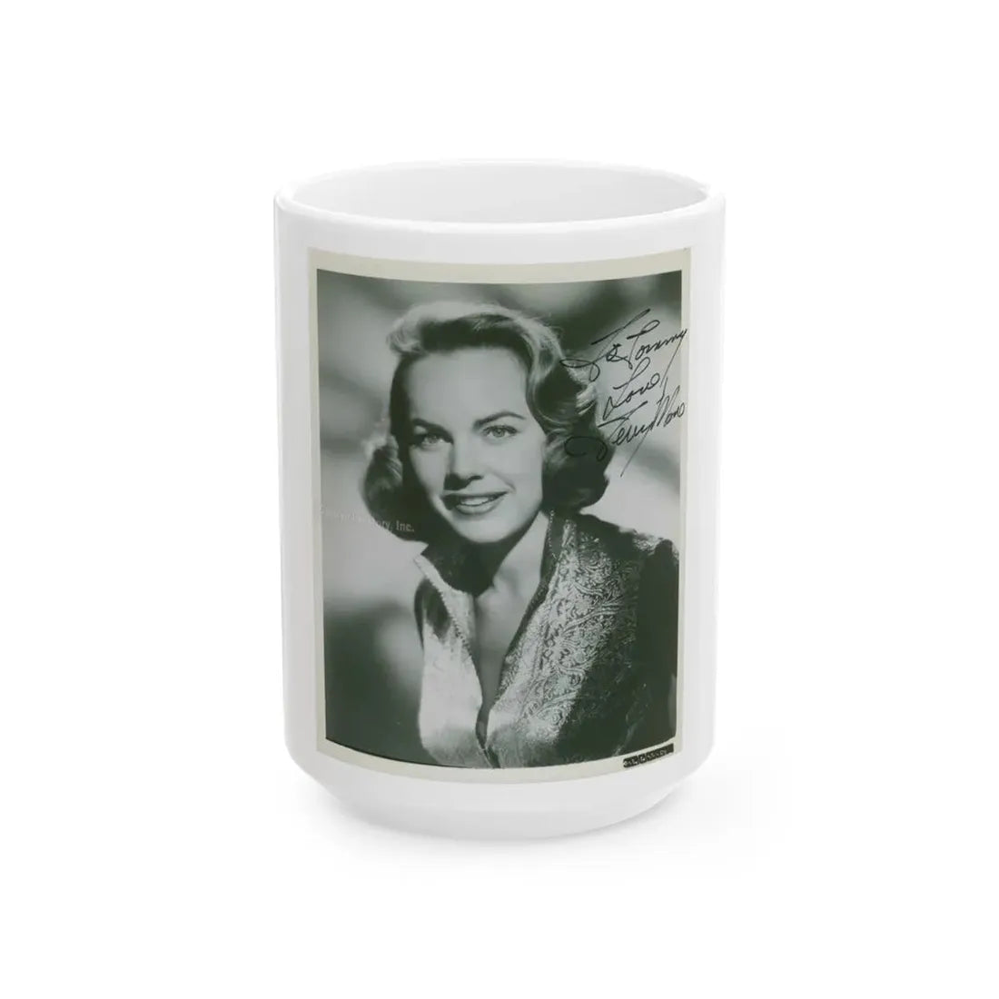 Terry Moore #685 (Vintage Female Icon) White Coffee Mug 15oz - Go Mug Yourself