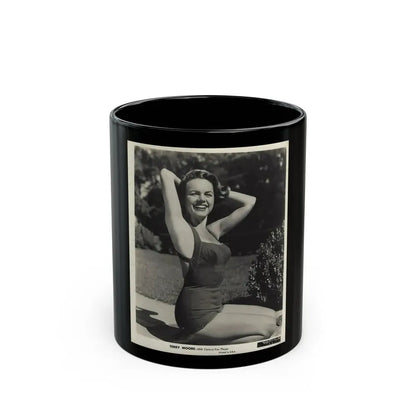 Terry Moore #686 (Vintage Female Icon) Black Coffee Mug 11oz - Go Mug Yourself
