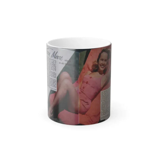 Terry Moore #687 (Vintage Female Icon) Color Changing Mug 11oz 11oz - Go Mug Yourself