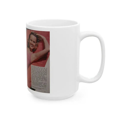 Terry Moore #687 (Vintage Female Icon) White Coffee Mug - Go Mug Yourself