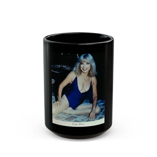 Terry Moore #688 (Vintage Female Icon) Black Coffee Mug-15oz-Go Mug Yourself