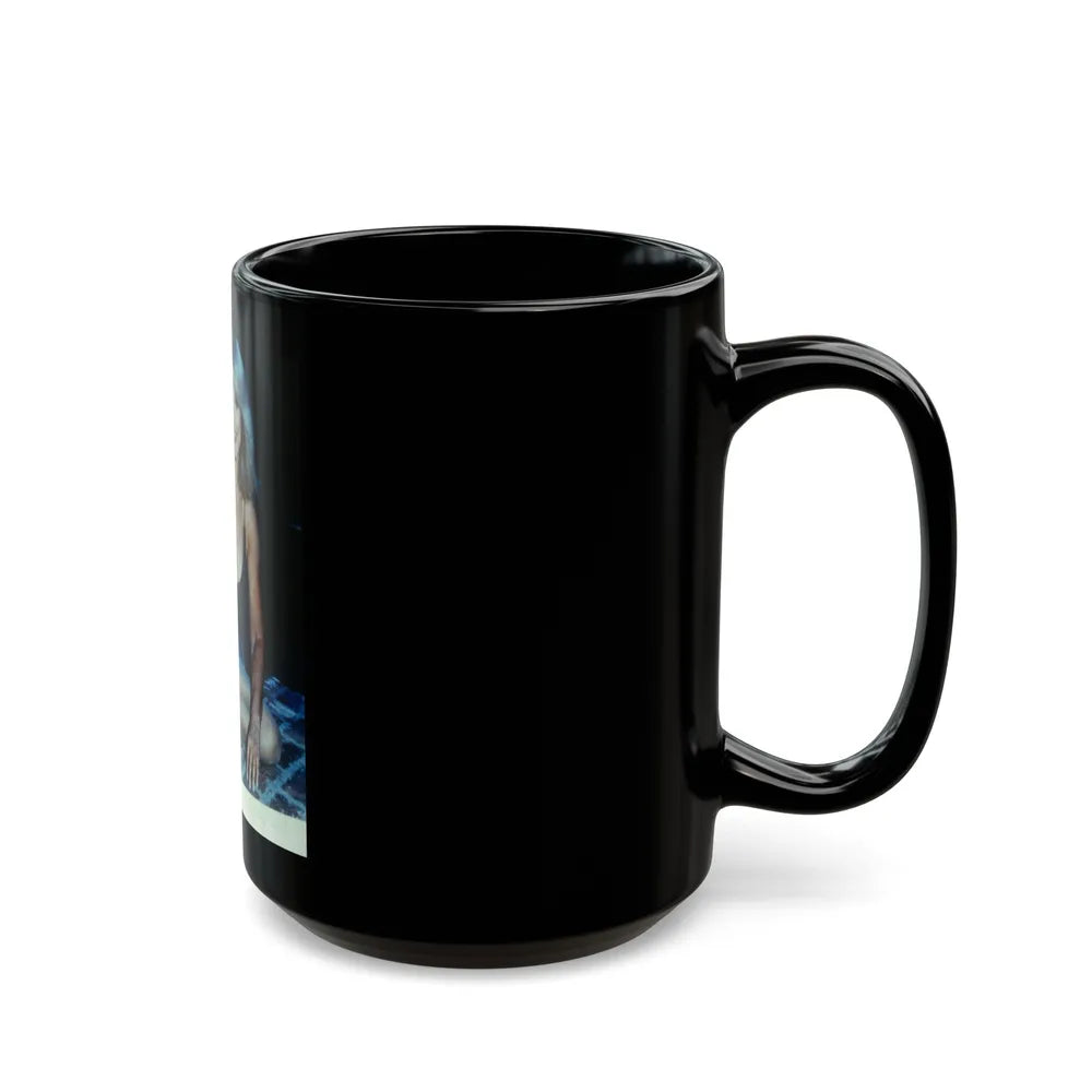 Terry Moore #688 (Vintage Female Icon) Black Coffee Mug-Go Mug Yourself