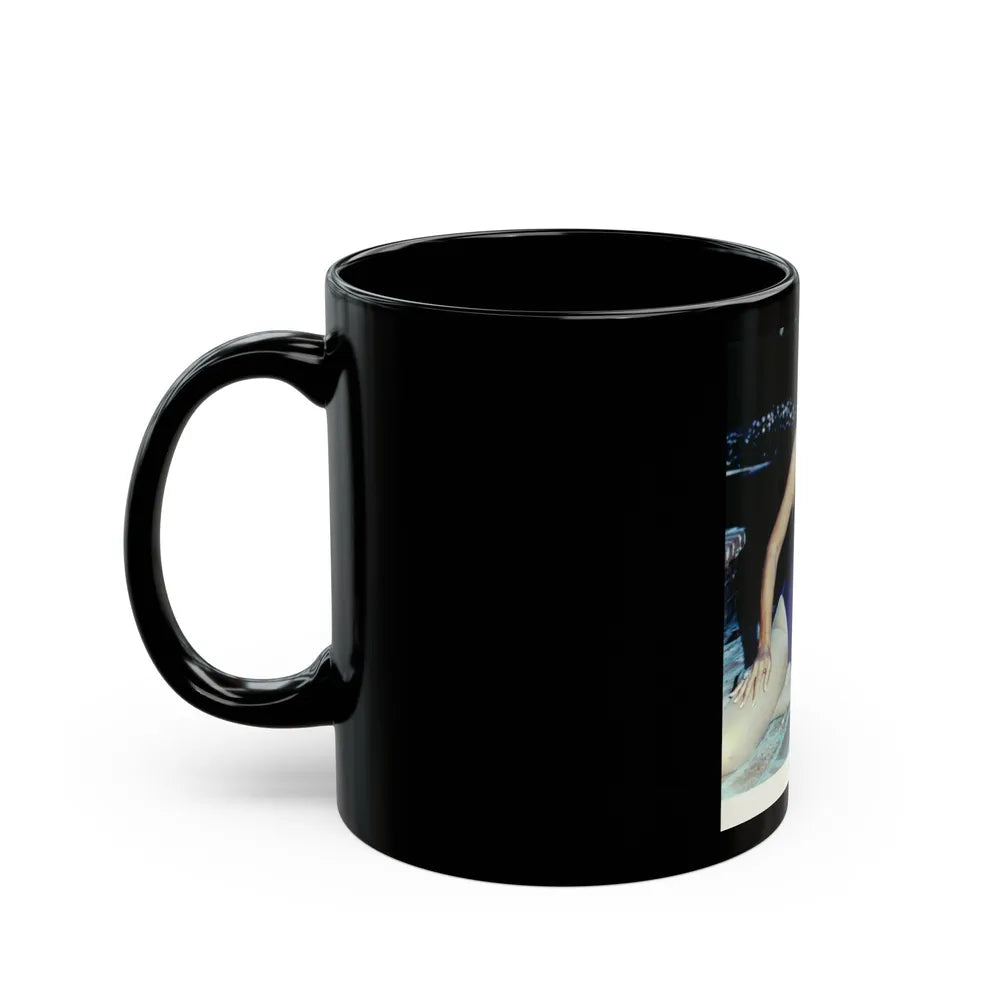 Terry Moore #688 (Vintage Female Icon) Black Coffee Mug-Go Mug Yourself