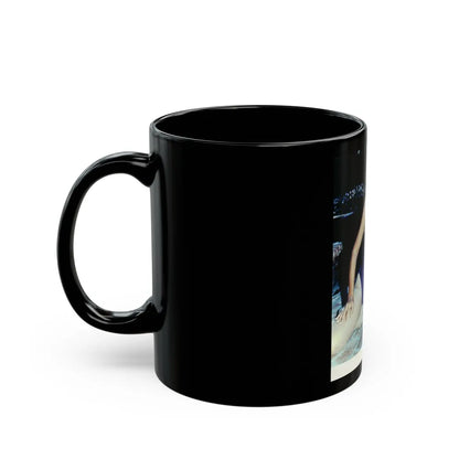 Terry Moore #688 (Vintage Female Icon) Black Coffee Mug-Go Mug Yourself