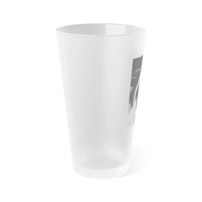 Terry Moore #688 (Vintage Female Icon) Frosted Pint Glass 16oz-Go Mug Yourself