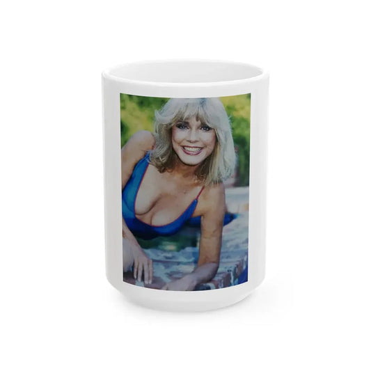 Terry Moore #689 (Vintage Female Icon) White Coffee Mug 15oz - Go Mug Yourself