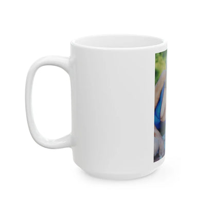 Terry Moore #689 (Vintage Female Icon) White Coffee Mug-Go Mug Yourself