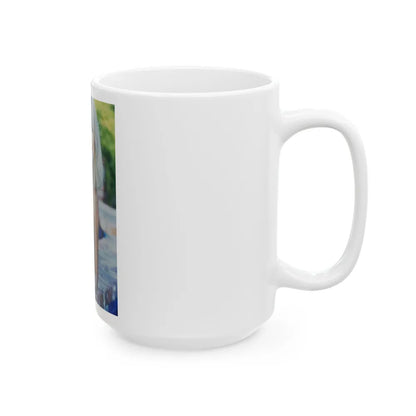 Terry Moore #689 (Vintage Female Icon) White Coffee Mug-Go Mug Yourself