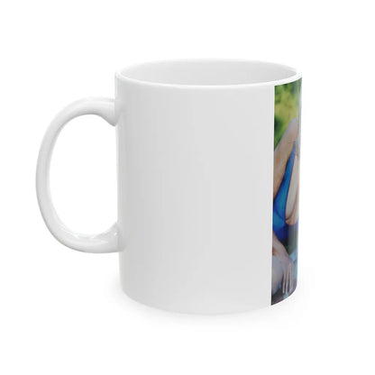 Terry Moore #689 (Vintage Female Icon) White Coffee Mug-Go Mug Yourself