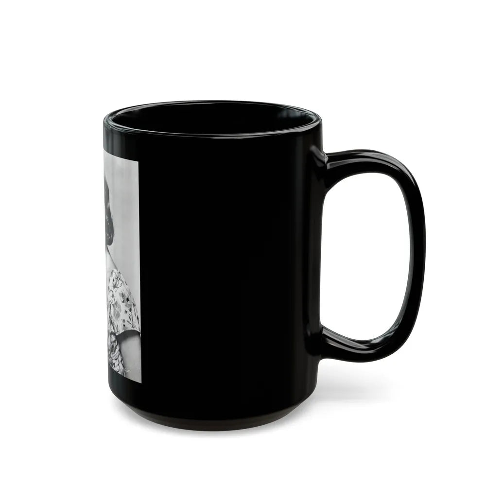 Terry Moore #69 (Vintage Female Icon) Black Coffee Mug-Go Mug Yourself