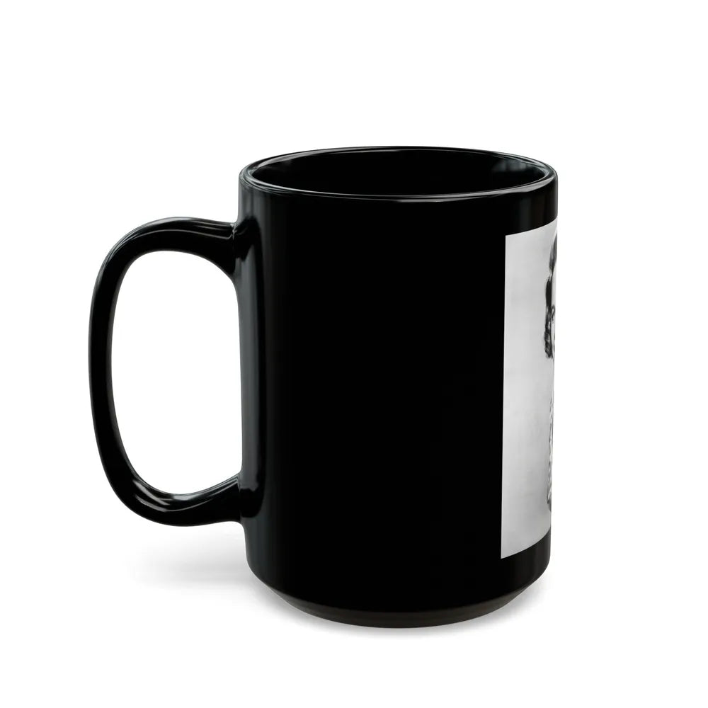 Terry Moore #69 (Vintage Female Icon) Black Coffee Mug-Go Mug Yourself