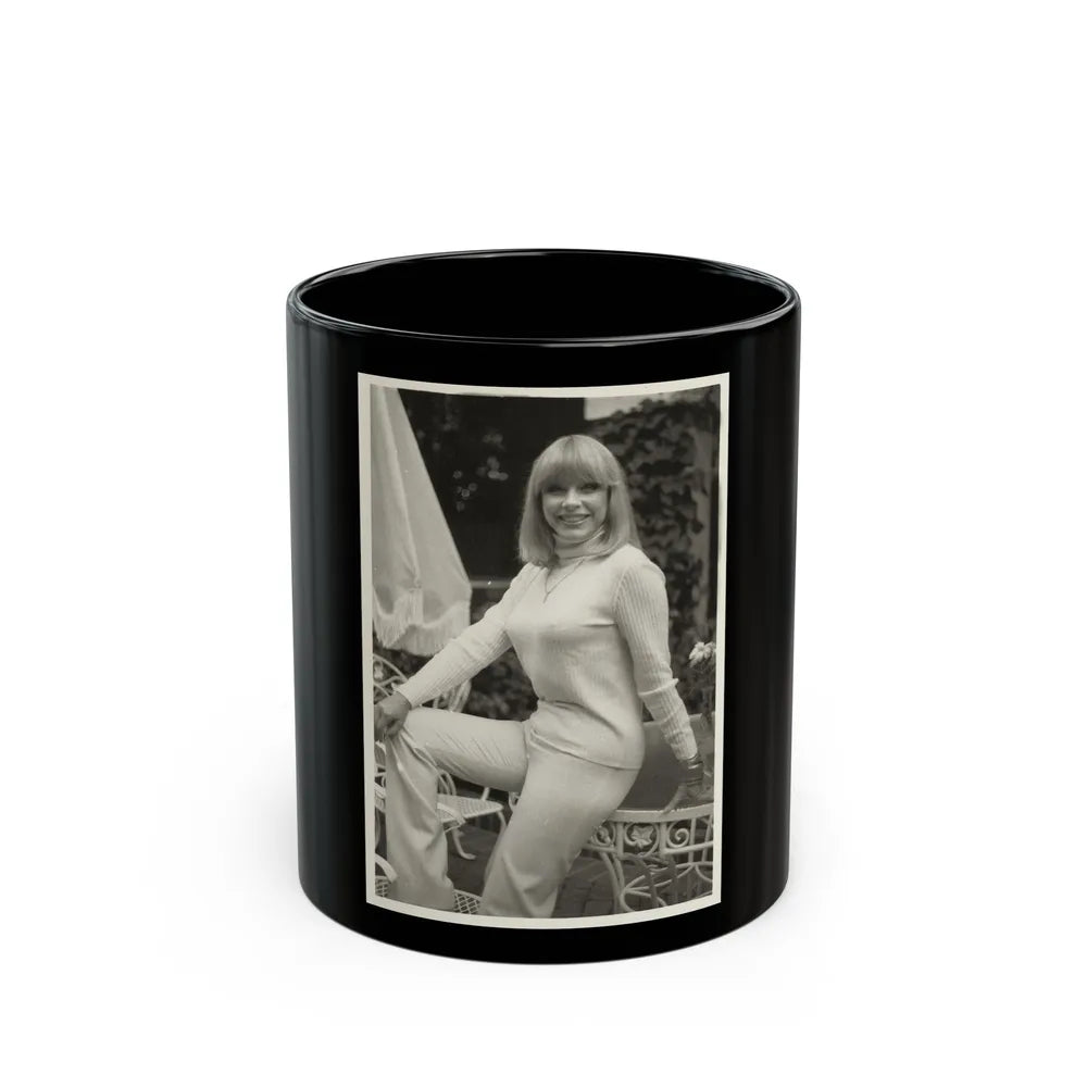 Terry Moore #690 (Vintage Female Icon) Black Coffee Mug-11oz-Go Mug Yourself