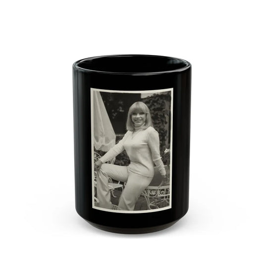 Terry Moore #690 (Vintage Female Icon) Black Coffee Mug-15oz-Go Mug Yourself