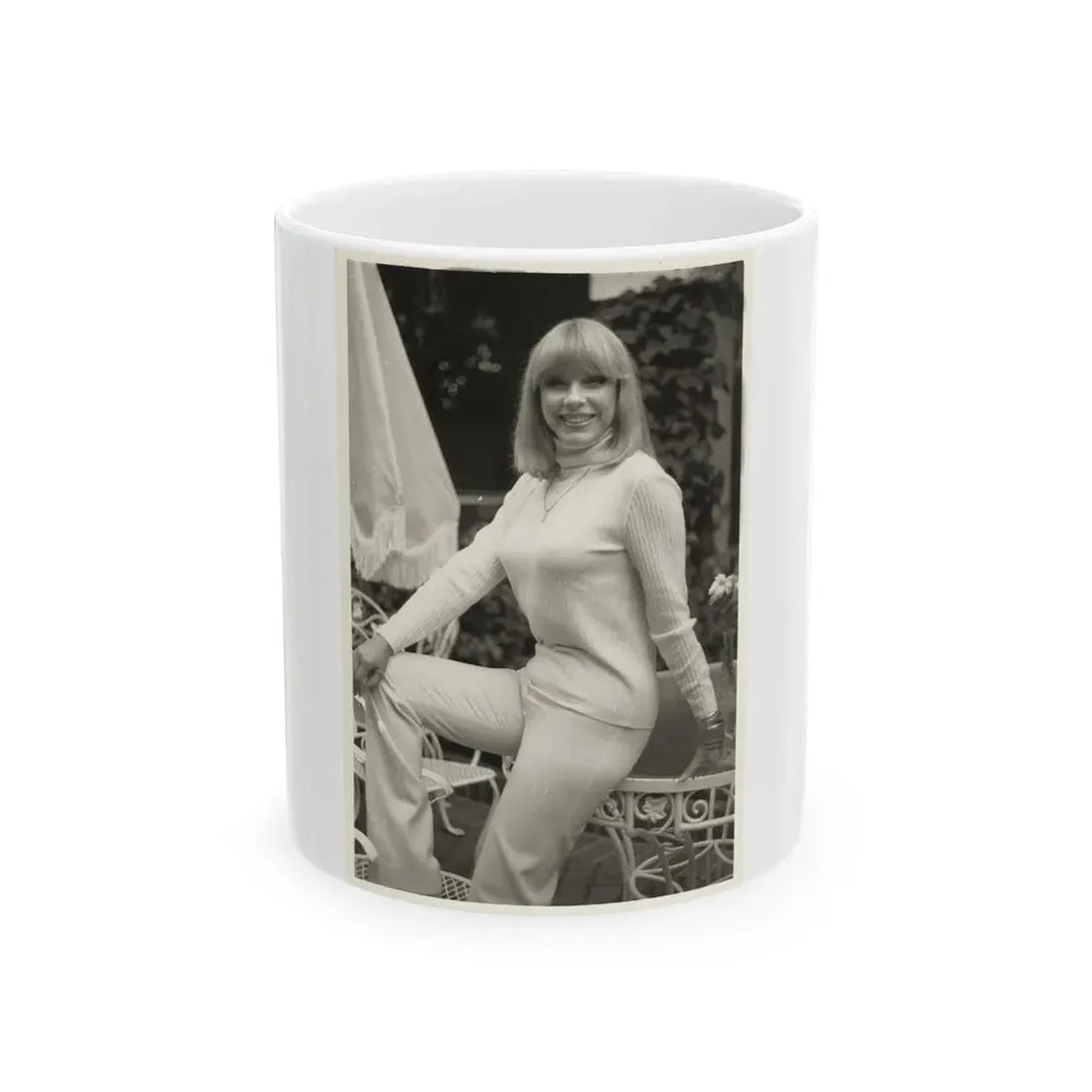 Terry Moore #690 (Vintage Female Icon) White Coffee Mug 11oz - Go Mug Yourself