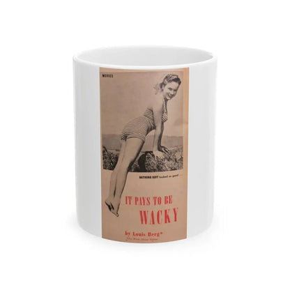 Terry Moore #691 (Vintage Female Icon) White Coffee Mug 11oz - Go Mug Yourself
